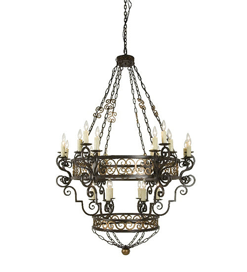 Meyda Tiffany - 115356 - 24 Light Chandelier - Isabo - Cajun Spice