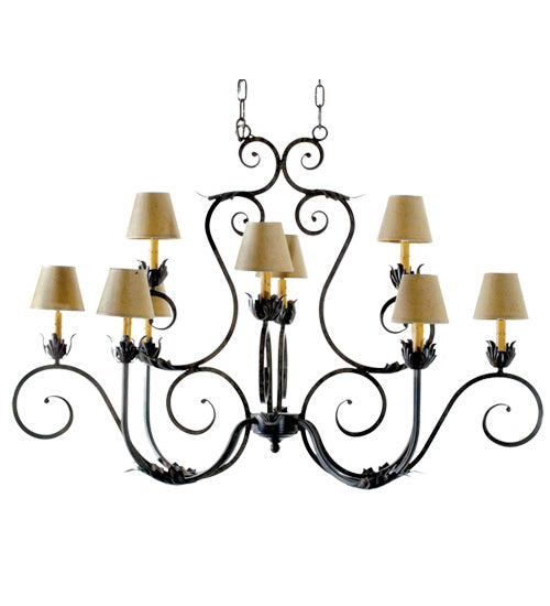 Meyda Tiffany - 118049 - Ten Light Chandelier - Claire - Cajun Spice