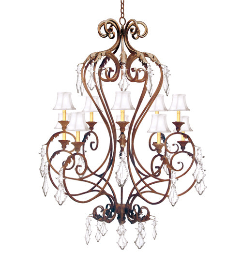 Meyda Tiffany - 118198 - Ten Light Chandelier - Josephine - Pate