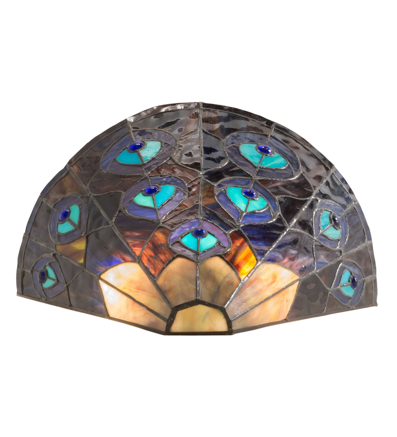 Meyda Tiffany - 119280 - Two Light Wall Sconce - Peacock - Crystal