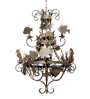 Meyda Tiffany - 119762 - Nine Light Chandelier - De La Mar - Capri