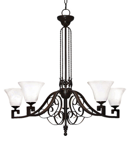 Meyda Tiffany - 119775 - Six Light Chandelier - Suri - Rustic Iron