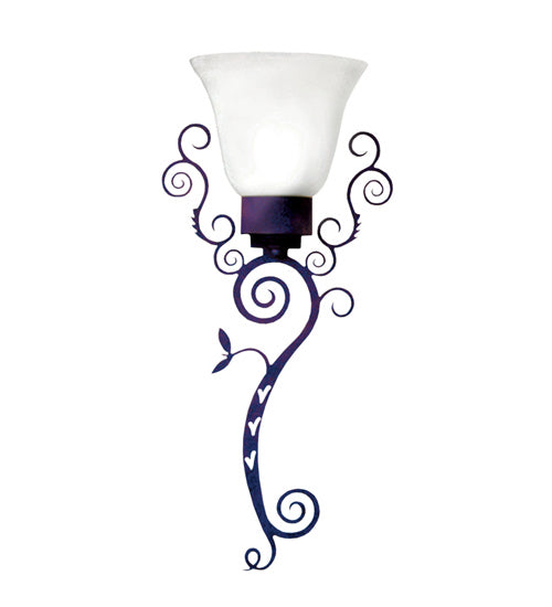 Meyda Tiffany - 120123 - One Light Wall Sconce - Zoey - Custom Purple