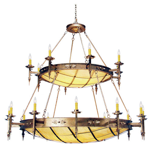 Meyda Tiffany - 120180 - 36 Light Chandelier - Valencia - Autumn Leaf