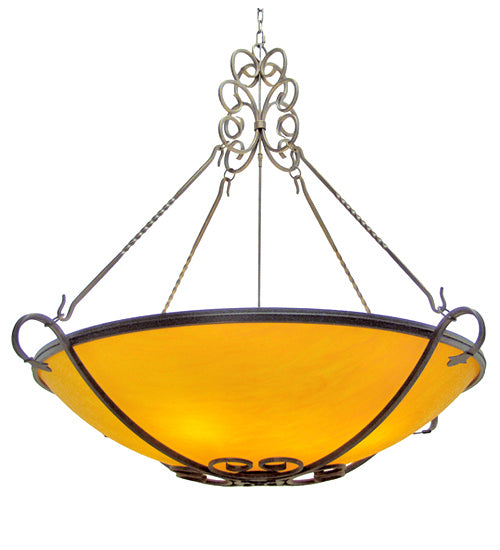 Meyda Tiffany - 120278 - Eight Light Pendant - Alaine - Gilded Tobacco