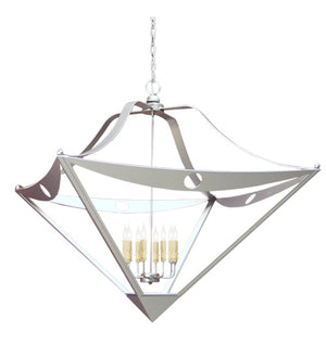 Meyda Tiffany - 120459 - Eight Light Pendant - Argus - Nickel