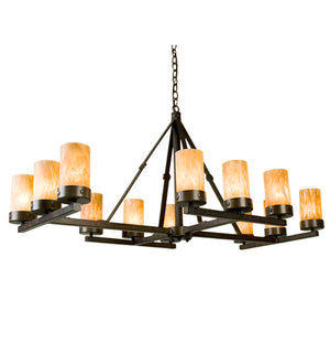 Meyda Tiffany - 121079 - 12 Light Chandelier - Parker - Rustic Iron