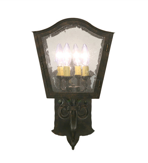 Meyda Tiffany - 123739 - 11"Bracket Lantern - Naples - Gilded Tobacco