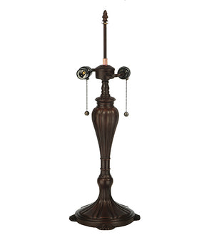 Meyda Tiffany - 130100 - Two Light Table Base - Ilona - Mahogany Bronze