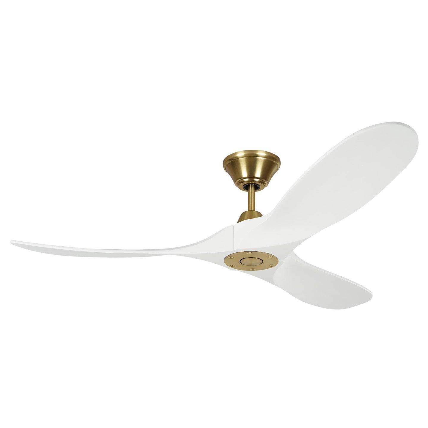 Visual Comfort Fan - 3MAVR52RZWBBS - 52" Ceiling Fan - Maverick - Burnished Brass
