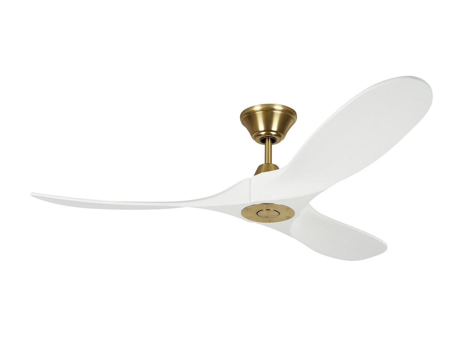 Visual Comfort Fan - 3MAVR52RZWBBS - 52"Ceiling Fan - Maverick - Burnished Brass