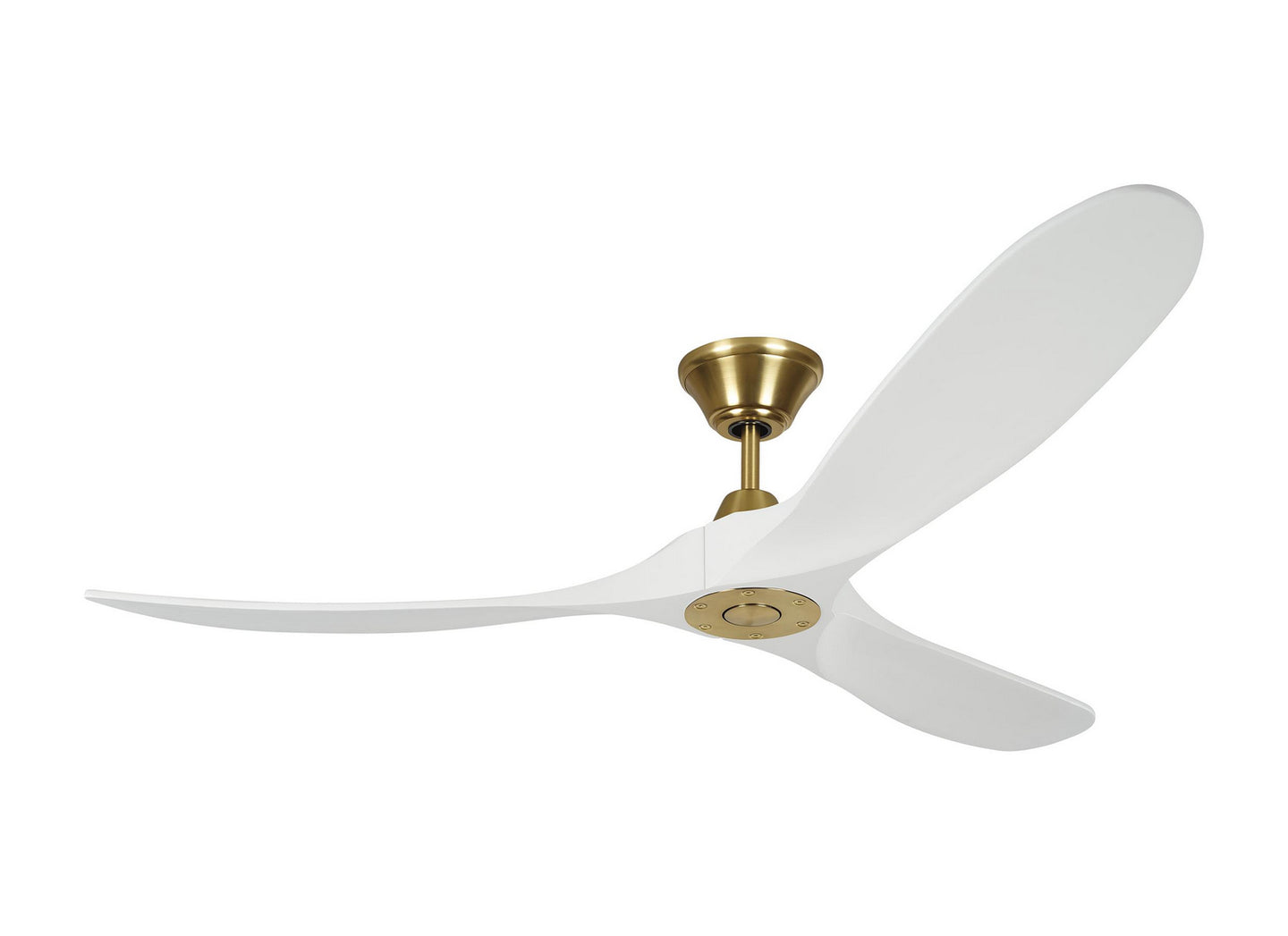 Visual Comfort Fan - 3MAVR60RZWBBS - 60" Ceiling Fan - Maverick - Burnished Brass