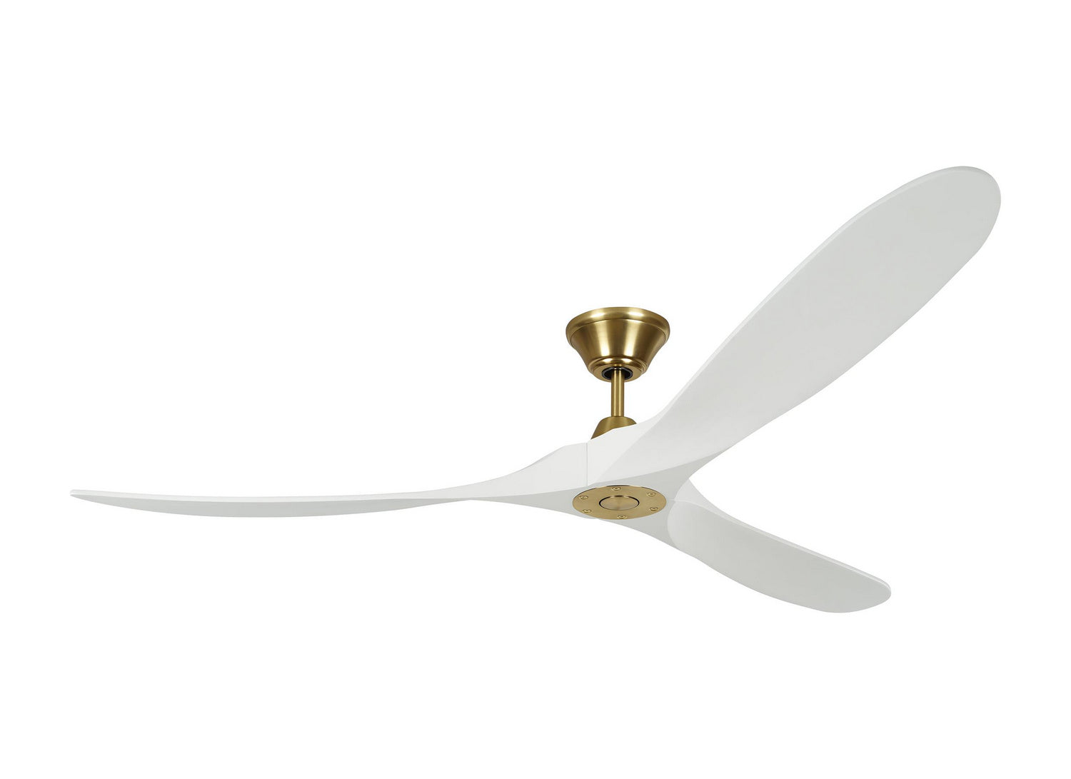 Visual Comfort Fan - 3MAVR70RZWBBS - 70"Ceiling Fan - Maverick - Burnished Brass