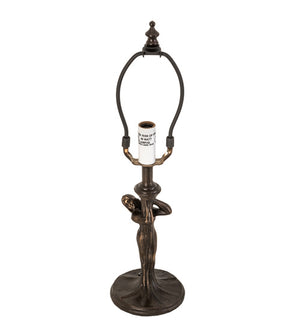 Meyda Tiffany - 13635 - One Light Table Base Hardware - Maplewood - Mahogany Bronze