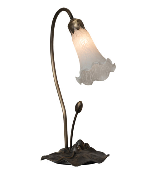 Meyda Tiffany - 13730 - One Light Accent Lamp - White - Mahogany Bronze