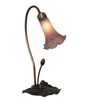 Meyda Tiffany - 13820 - One Light Accent Lamp - Lavender - Mahogany Bronze