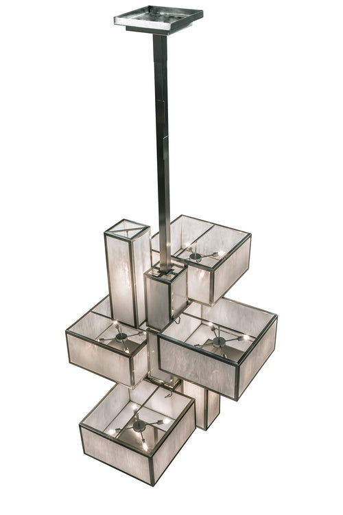 Meyda Tiffany - 146970 - 24 Light Pendant - Kiska - Brushed Stainless Steel