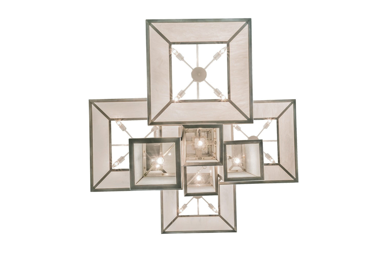 Meyda Tiffany - 146970 - 24 Light Pendant - Kiska - Brushed Stainless Steel