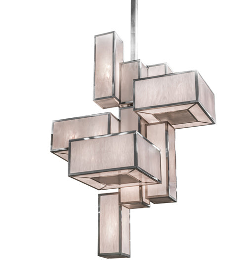 Meyda Tiffany - 146970 - 24 Light Pendant - Kiska - Brushed Stainless Steel