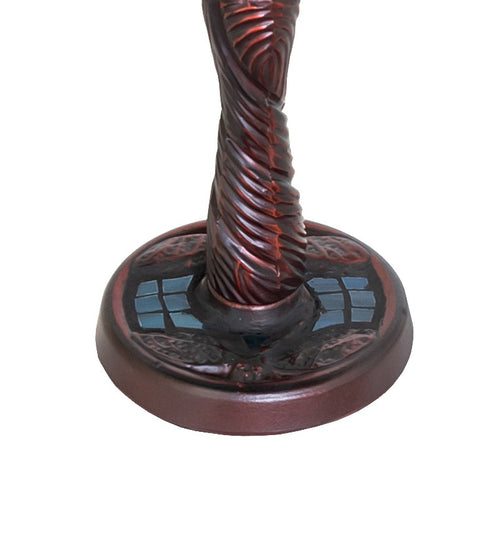 Meyda Tiffany - 14914 - One Light Table Base - Twisted Fly - Mahogany Bronze