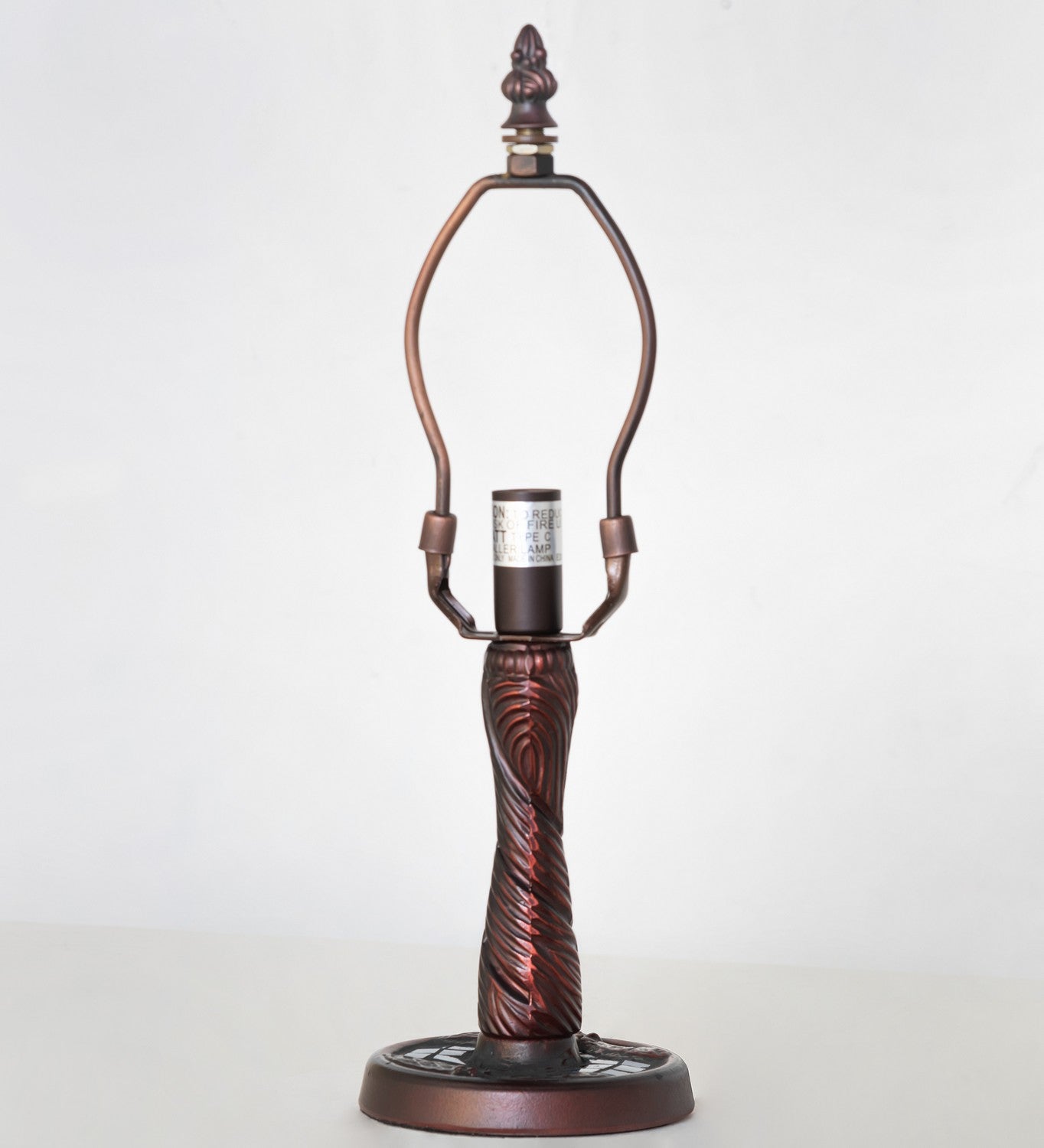 Meyda Tiffany - 14914 - One Light Table Base - Twisted Fly - Mahogany Bronze