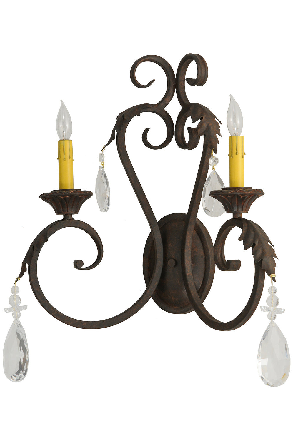 Meyda Tiffany - 149381 - Two Light Wall Sconce - Josephine - Cajun Spice