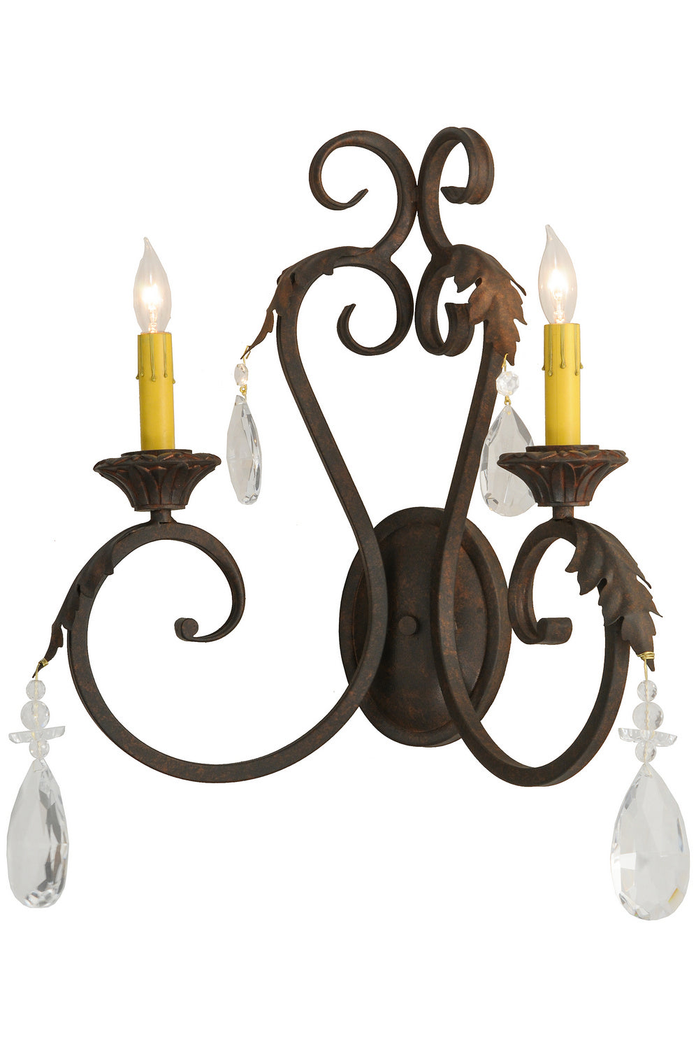 Meyda Tiffany - 149381 - Two Light Wall Sconce - Josephine - Cajun Spice