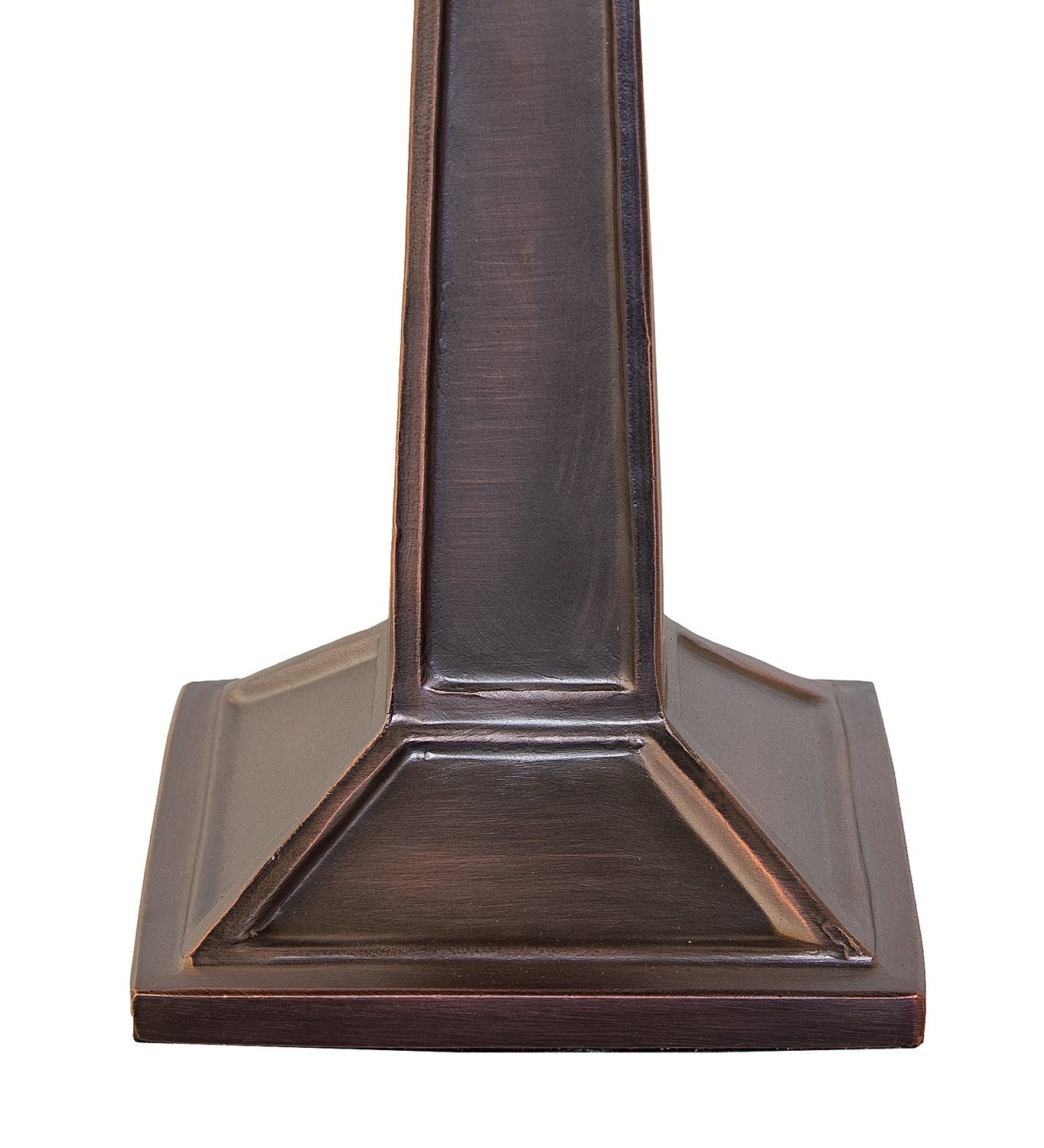 Meyda Tiffany - 15362 - One Light Table Base Hardware - Mission - Mahogany Bronze