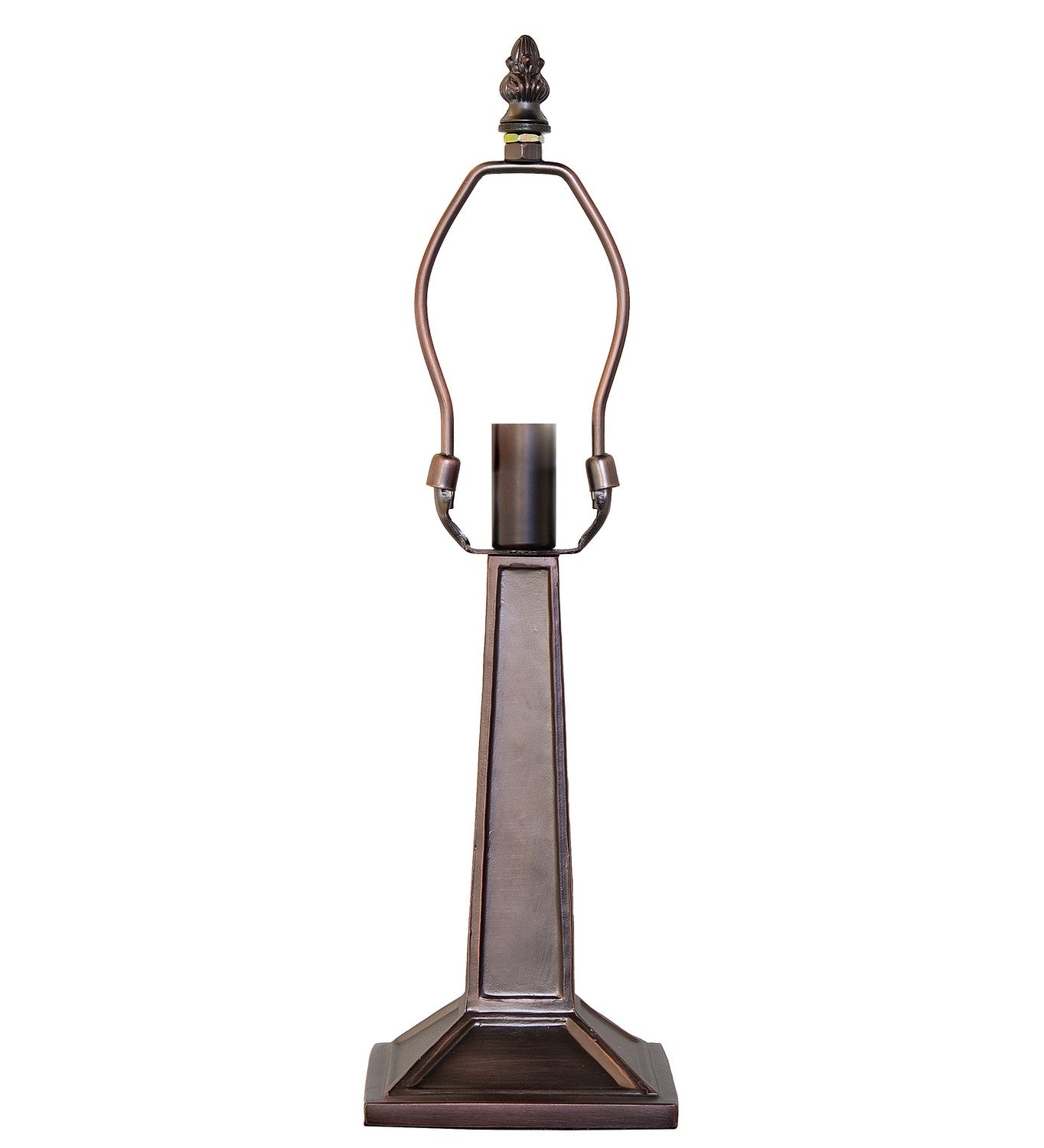 Meyda Tiffany - 15362 - One Light Table Base Hardware - Mission - Mahogany Bronze