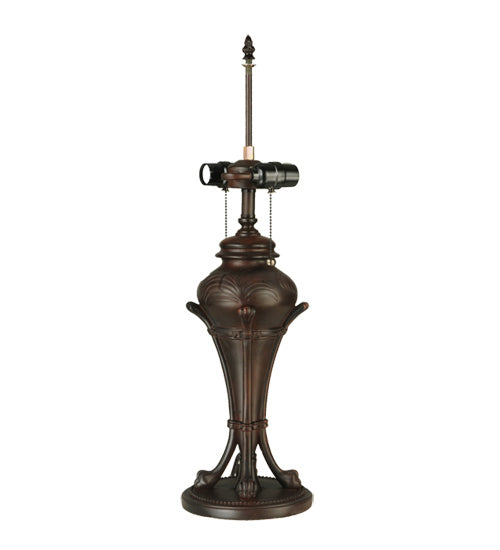 Meyda Tiffany - 157260 - Two Light Table Base - Lionfoot - Mahogany Bronze