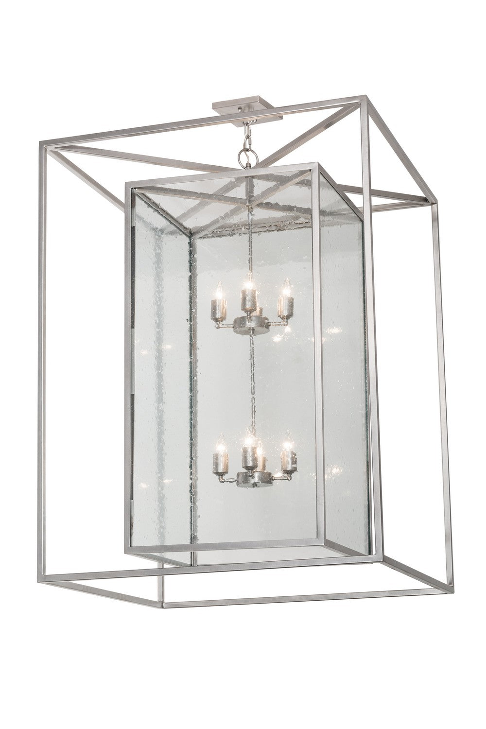 Meyda Tiffany - 158353 - Eight Light Pendant - Kitzi Box - Nickel