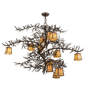 Meyda Tiffany - 158680 - 12 Light Chandelier - Pine Branch - Tyler Bronze