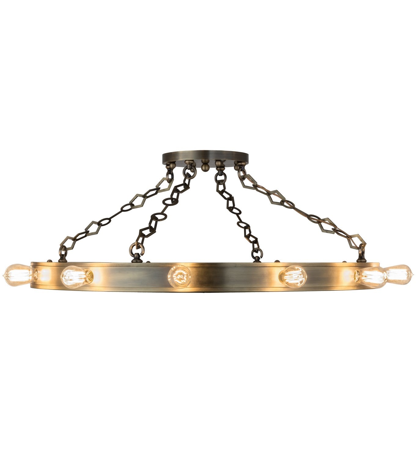 Meyda Tiffany - 159274 - 12 Light Pendant - Helm - Satin Brass