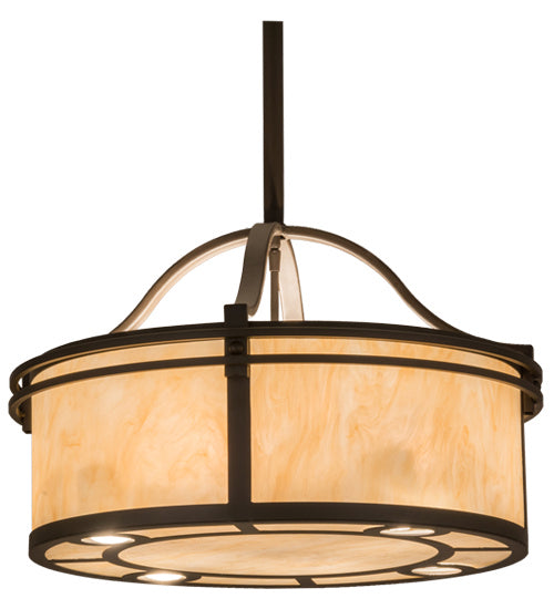 Meyda Tiffany - 160604 - 12 Light Pendant - Sargent - Oil Rubbed Bronze