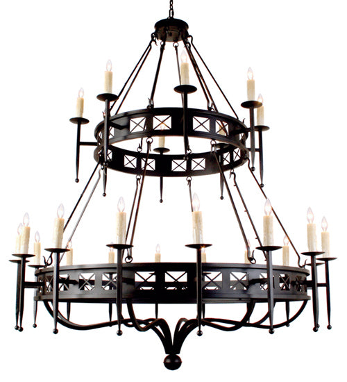 Meyda Tiffany - 160775 - 24 Light Chandelier - Gina - Cafe Europa