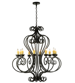 Meyda Tiffany - 160807 - Ten Light Chandelier - Fernando - Timeless Bronze