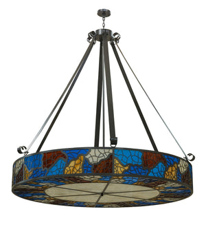 Meyda Tiffany - 161807 - 13 Light Pendant - Mosaico - Timeless Bronze