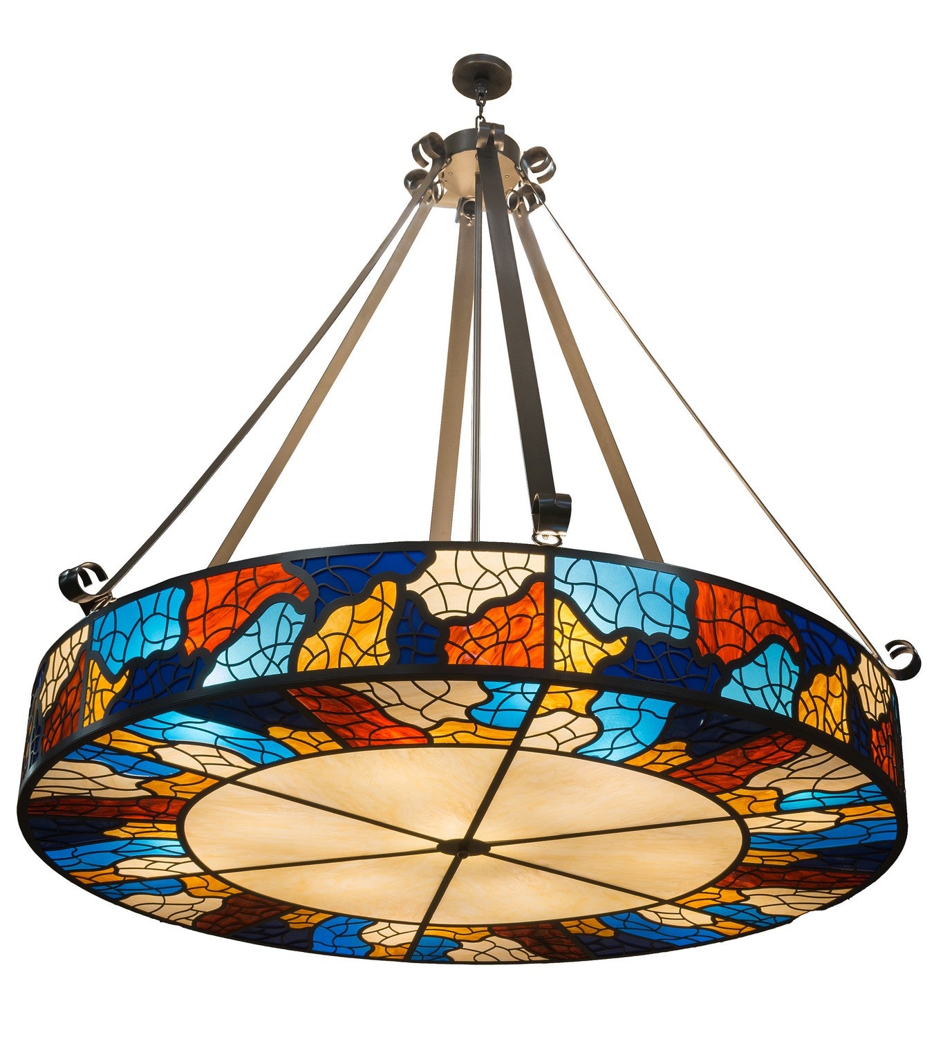 Meyda Tiffany - 161807 - 13 Light Pendant - Mosaico - Timeless Bronze