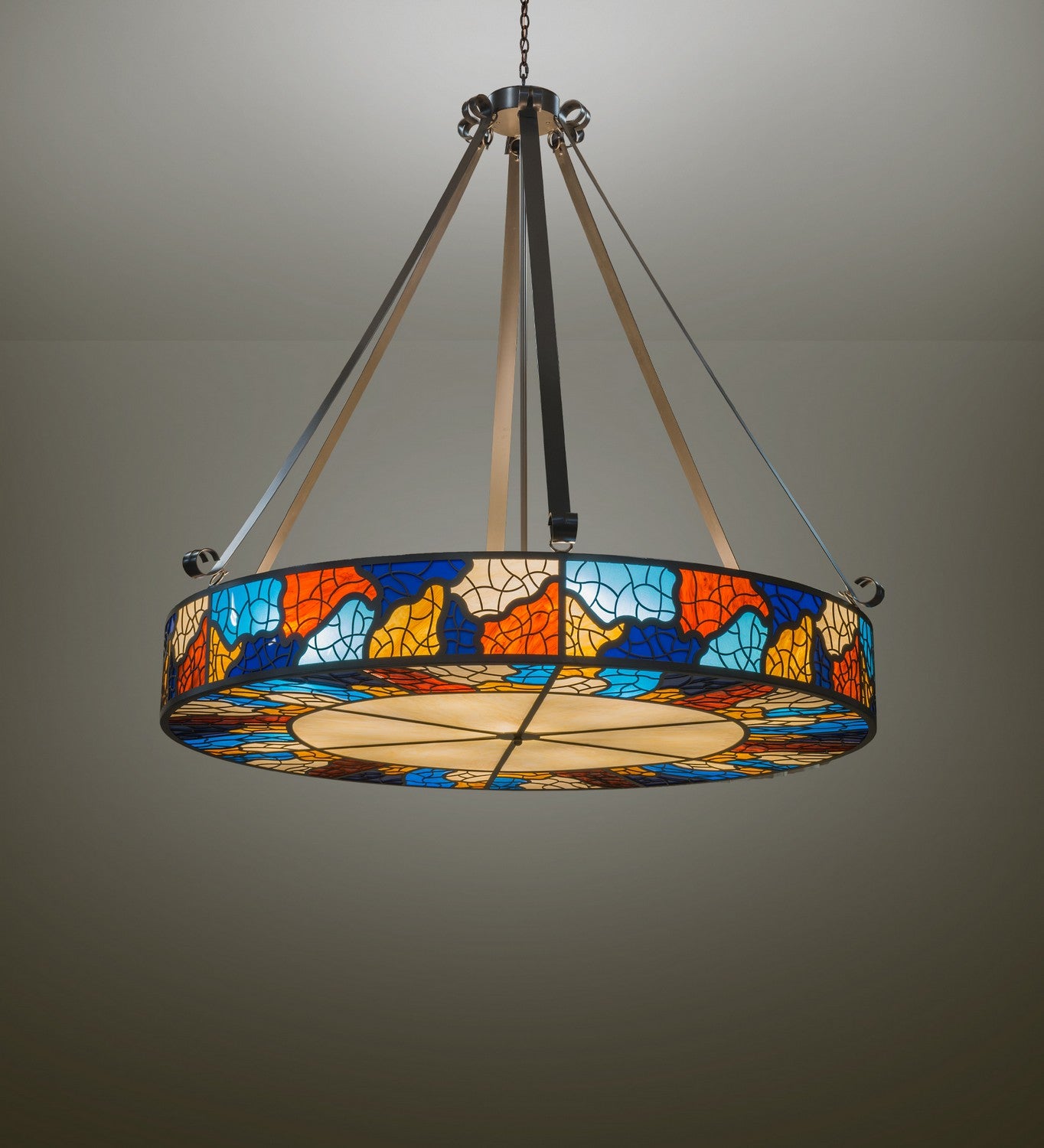 Meyda Tiffany - 161807 - 13 Light Pendant - Mosaico - Timeless Bronze