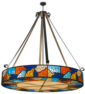 Meyda Tiffany - 161807 - 13 Light Pendant - Mosaico - Timeless Bronze