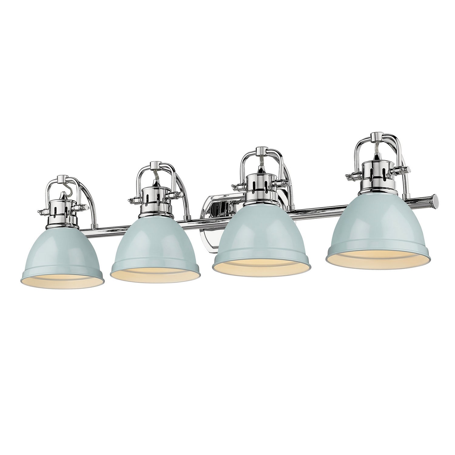 Golden - 3602-BA4 CH-SF - Four Light Bath Vanity - Duncan CH - Chrome