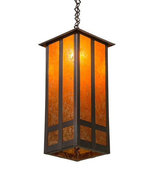 Meyda Tiffany - 162412 - Nine Light Chandelier - Church Street - Craftsman Brown