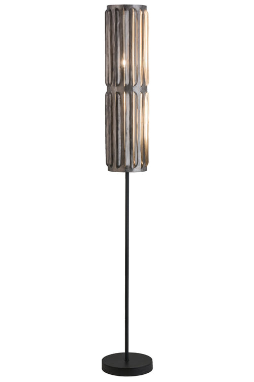 Meyda Tiffany - 162941 - One Light Floor Lamp - Ausband Turbine - Steel/Old Wrought Iron