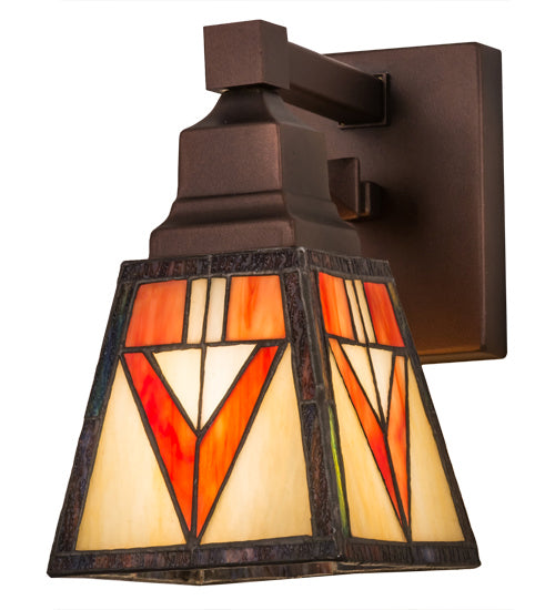 Meyda Tiffany - 163117 - One Light Wall Sconce - Otero - Mahogany Bronze