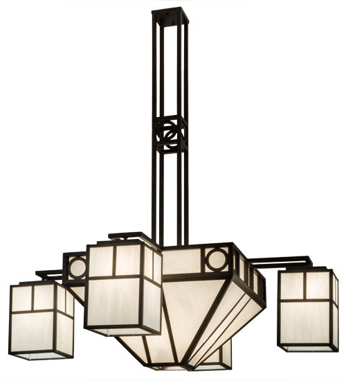 Meyda Tiffany - 164027 - 13 Light Chandelier - Mission Chic - Oil Rubbed Bronze