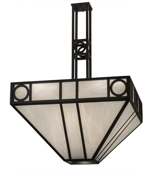 Meyda Tiffany - 164030 - Eight Light Pendant - Mission Chic - Oil Rubbed Bronze