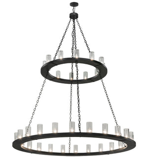 Meyda Tiffany - 164615 - 36 Light Chandelier - Loxley - Textured Black