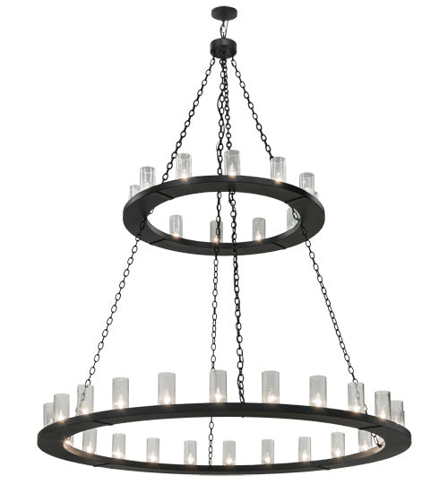 Meyda Tiffany - 164615 - 36 Light Chandelier - Loxley - Textured Black