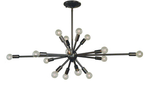 Framburg - 4392 MB - 16 Light Chandelier - Simone - Mahogany Bronze