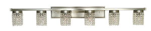 Framburg - 4746 BN - Six Light Wall Sconce - Gemini - Brushed Nickel